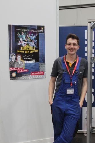 Titelbild zum News-Artikel: Christopher Vogel aus Sosa gewinnt Bundesausscheid zu EuroSkills 2014 in Lille