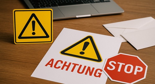 Titelbild zum News-Artikel ACHTUNG! Neue Betrugsmasche mit DGUV Schreiben: Betrüger drohen mit falscher Zwangsvollstreckung