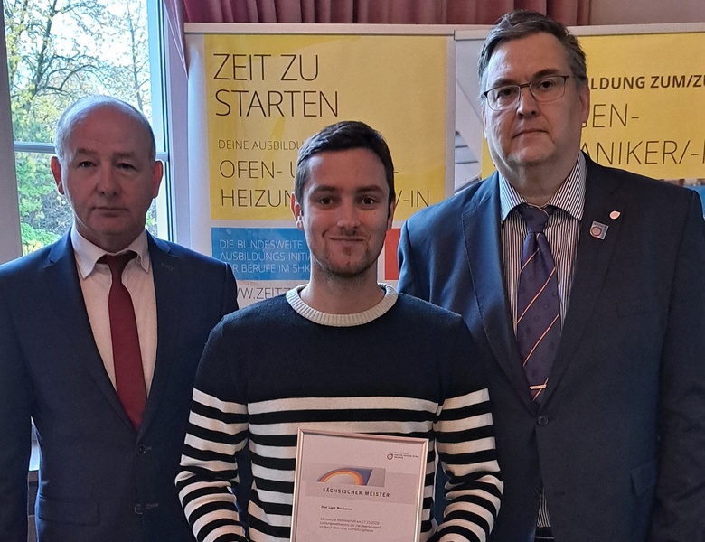 Titelbild zum Beitrag Liam Mechsner aus Leipzig Deutscher Meister 2024 im Ofen- und Luftheizungsbau