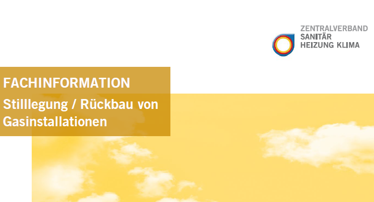 Titelbild zum News-Artikel Stilllegung / Rückbau von Gasinstallationen
