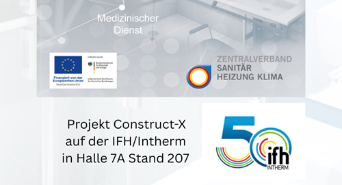 Titelbild zum News-Artikel: ZVSHK präsentiert die Projekte Construct-X und MEISTERWÄRME auf der IFH/Intherm