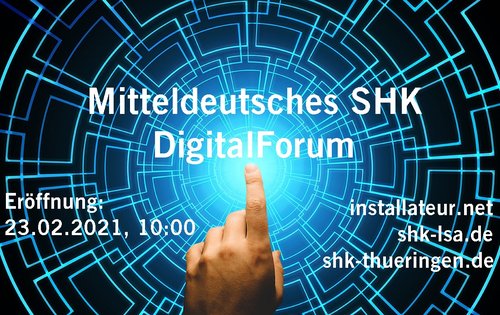 Titelbild zur Veranstaltung Mitteldeutsches SHK DigitalForum